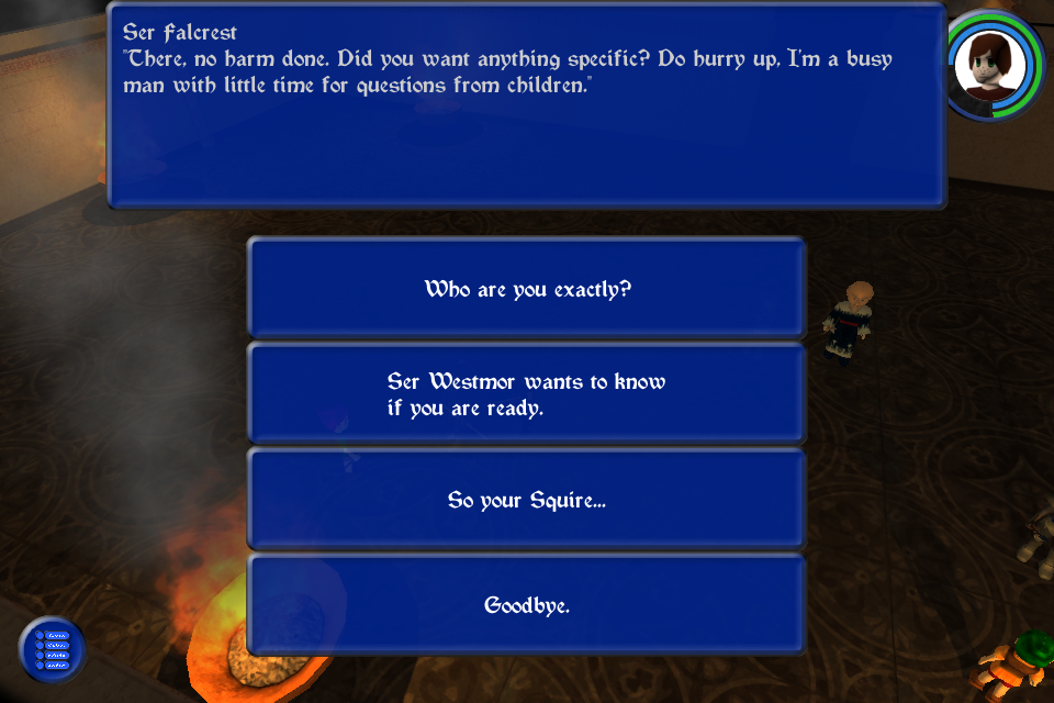 Dragon's Gaze Image 6: Conversation choices